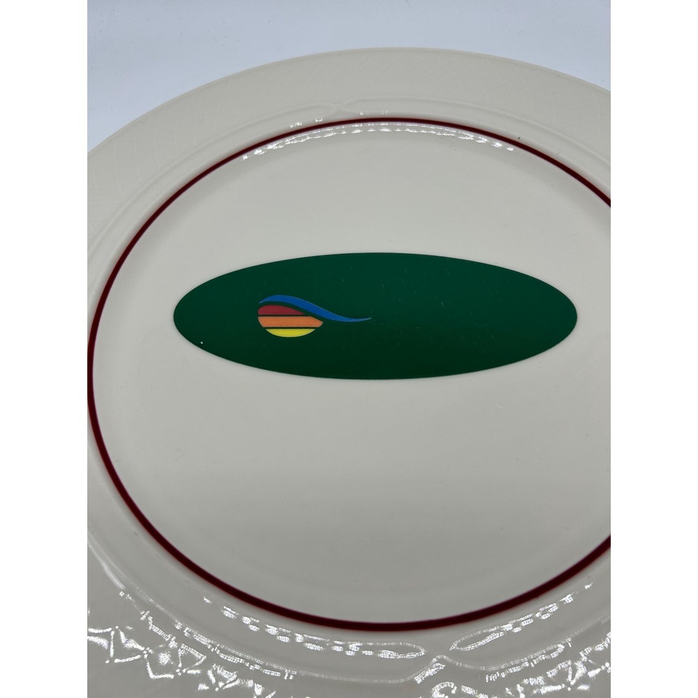 Homer Laughlin PLATTER Plate 12" Gothic Pattern Rare Design Vintage MCM Golf